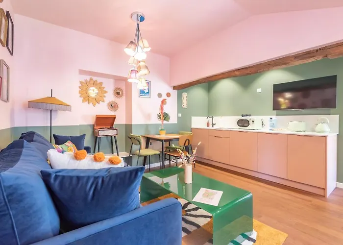 Le Vintage . Centre-Ville Macon . Atypique . Proche Gare . Wifi . Climatisation . Confortable .
